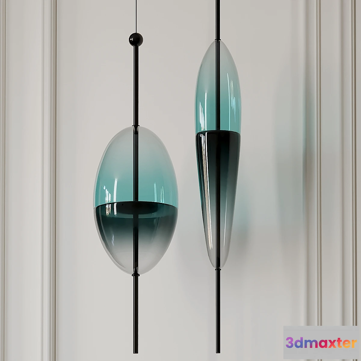 616776 - Flow S1 and S2 Pendant by Wonderglass