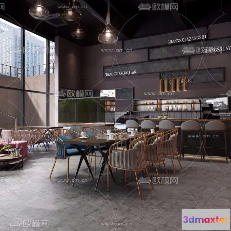 1110282 - Coffee Shop 3D Scenes - 0417