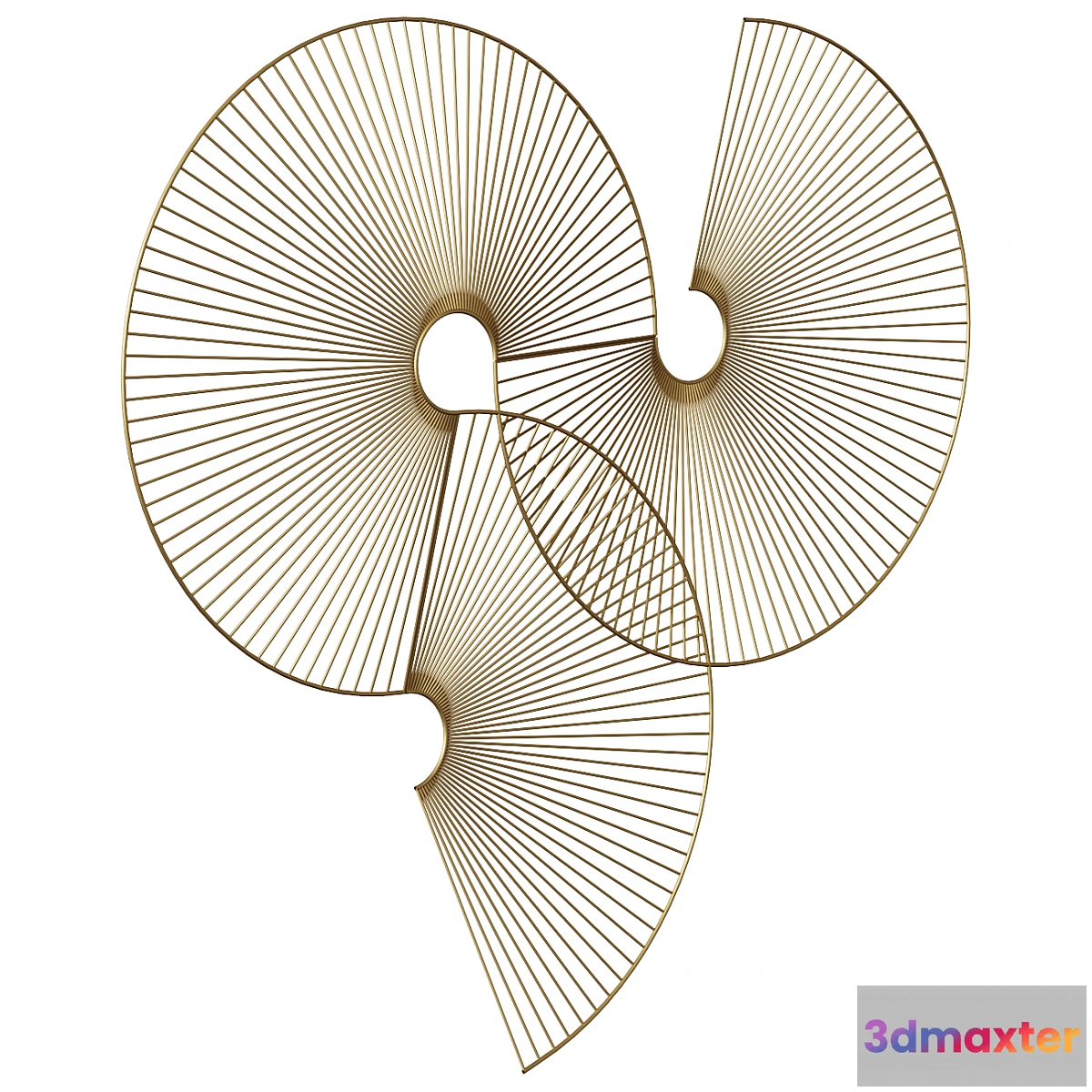 541761 - Wall decoration Venertia gold 635 x 61 cm