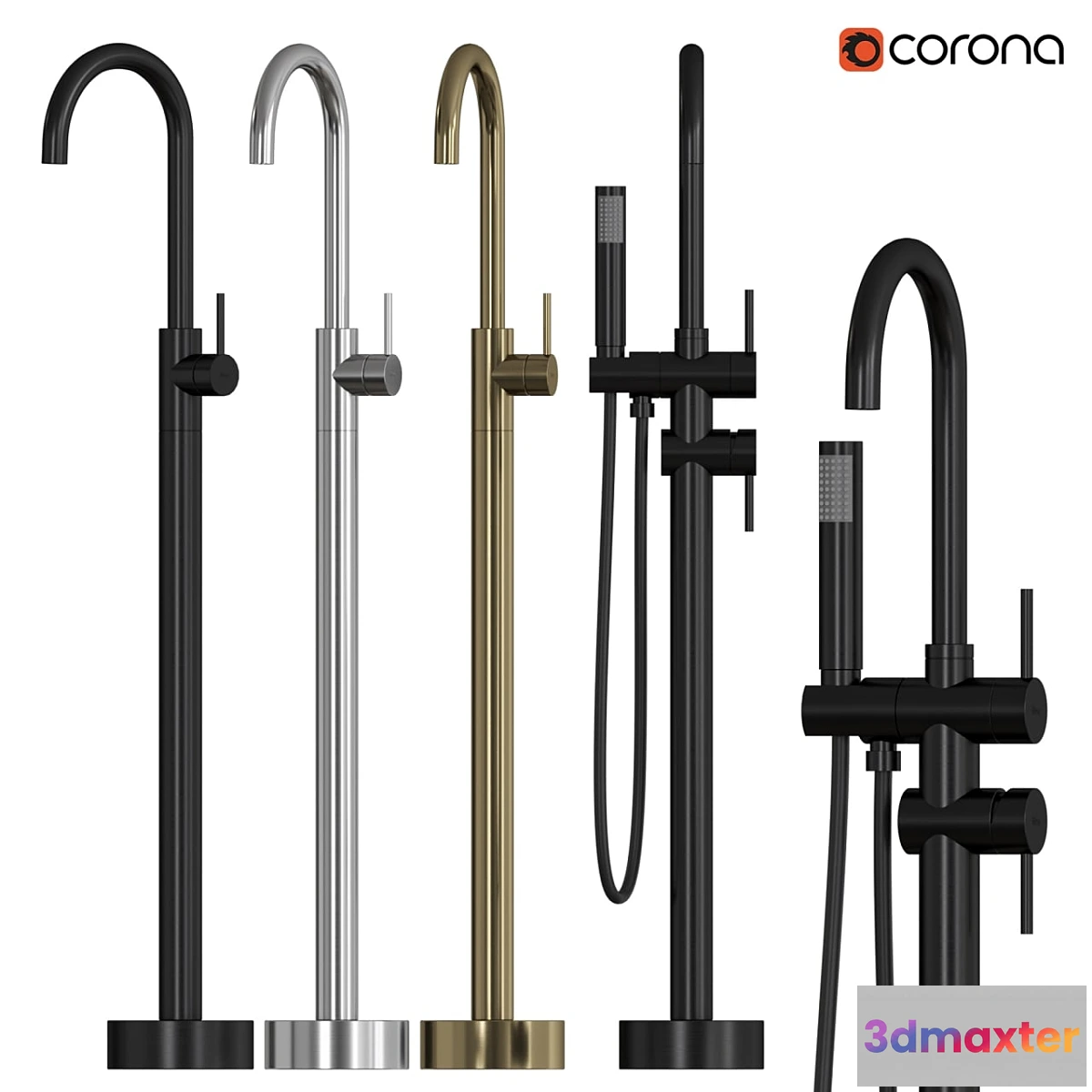 542455 - REA ORTIS  Floor-standing washbasin faucet