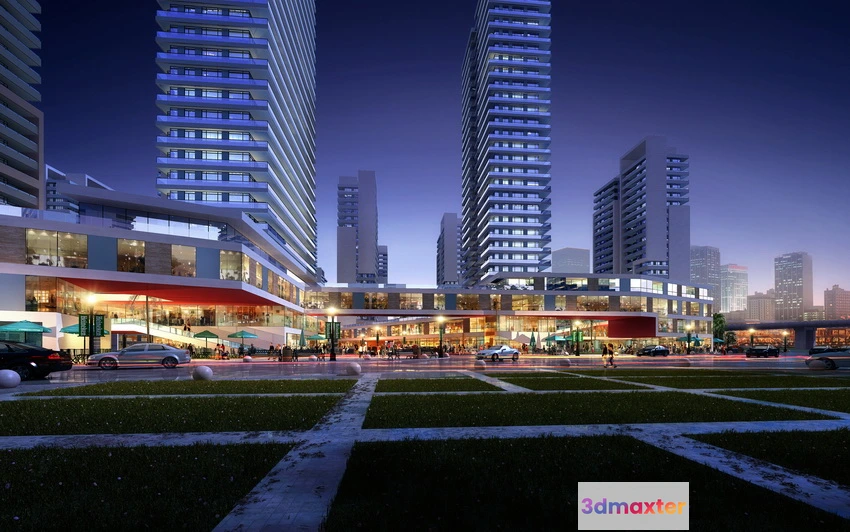 1122200 - EXTERIOR 3D SCENES - BUILDING 3D MODELS - 0011