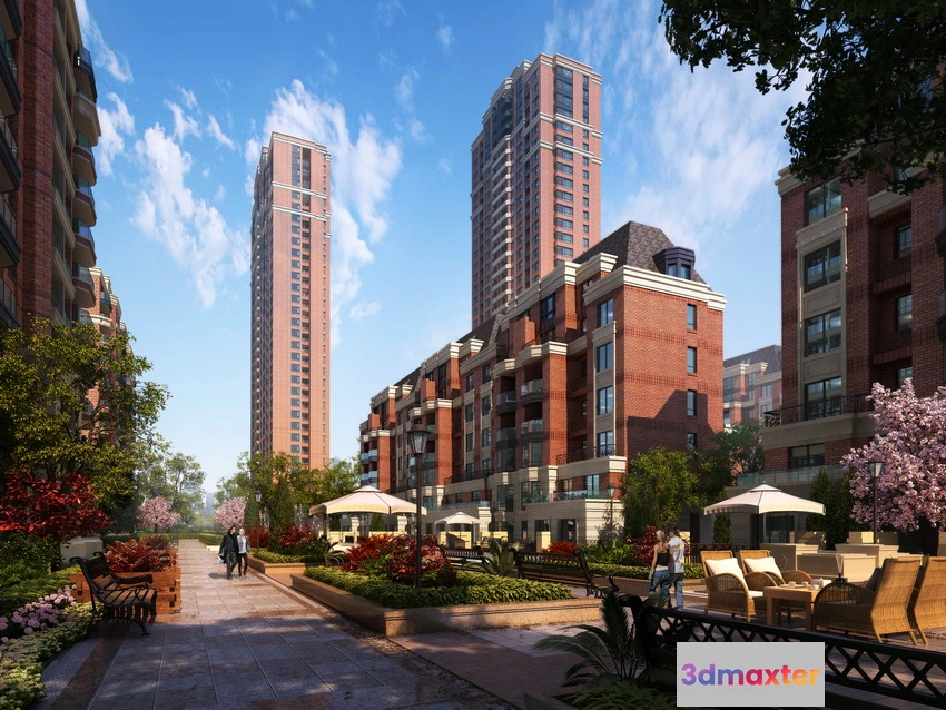 1122202 - EXTERIOR 3D SCENES - BUILDING 3D MODELS - 0012