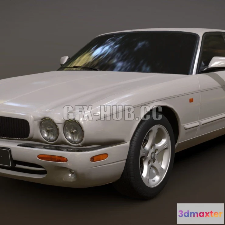 1181908 - PBR Game 3D Model - 2000 Jaguar XJ Sport (X308 XJ8)