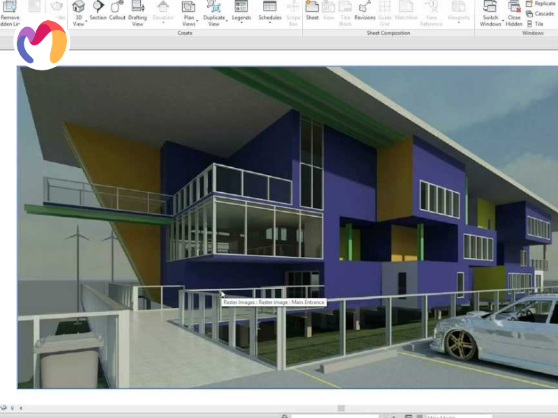 The 3D rendering program Autodesk Rendering is cloud-based.