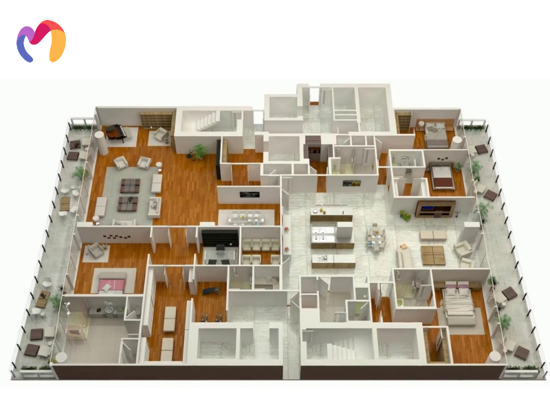 There are eight main benefits to using professional 3D rendering for architectural visualization.