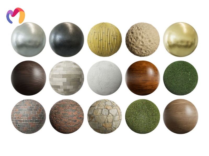 Textures in 3D modeling are digital images and patterns that are the foundation for surface representation
