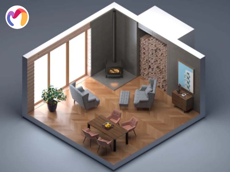 Geometric construction establishes the foundational framework for all subsequent visual