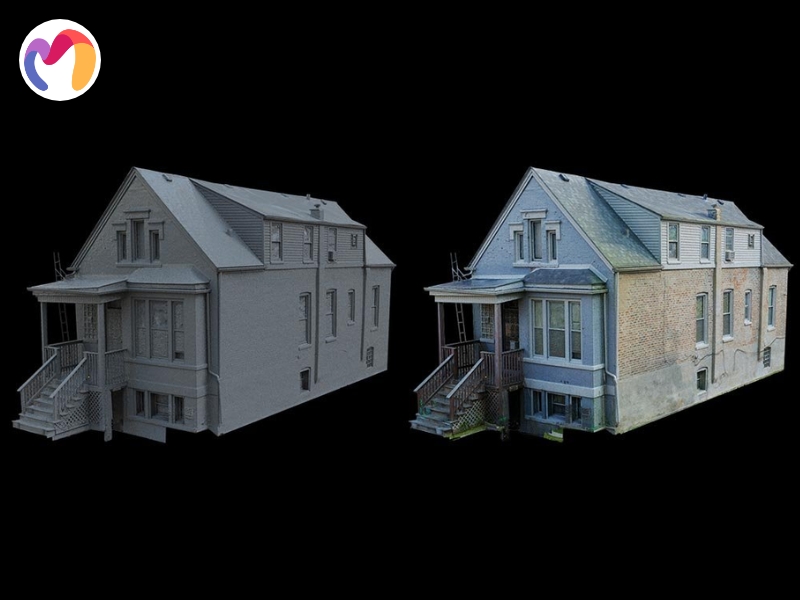 Retopology optimization rebuilds a clean, quad-based mesh over the dense sculpted model