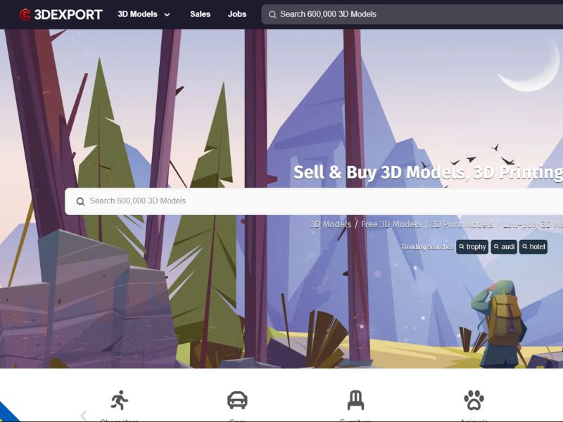 One of the best marketplaces for professional designers is 3DExport.