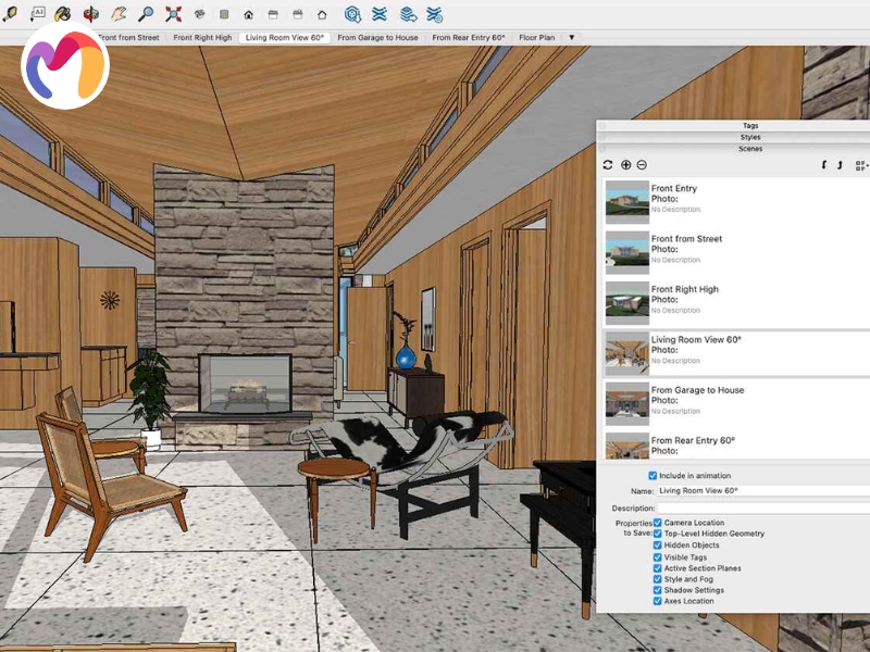 Level of detail (LOD) in 3D modeling means the complexity defined within a model's structure