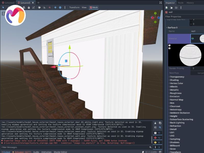 Most 3D software generates automatic UV layouts once a mesh is created
