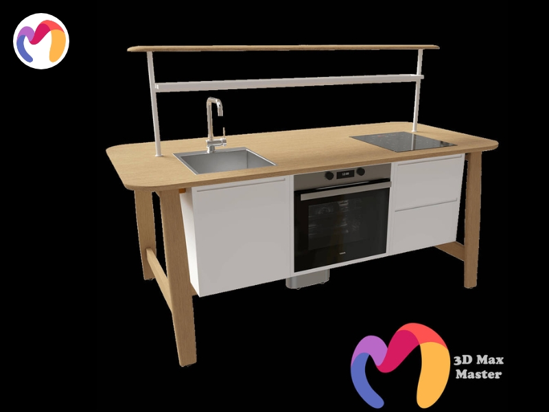 At 3DMaxter, we provide a comprehensive library of kitchen 3D models