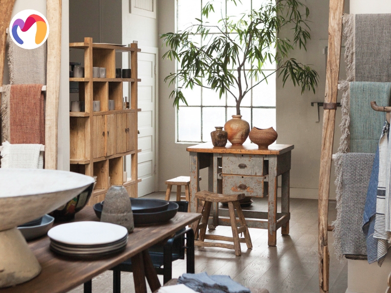Local artisan-made elements shift interiors away from uniform mass production
