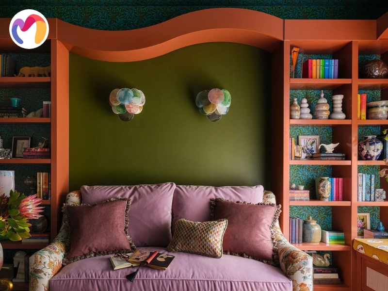 Layered abundance design embodies maximalism by celebrating color