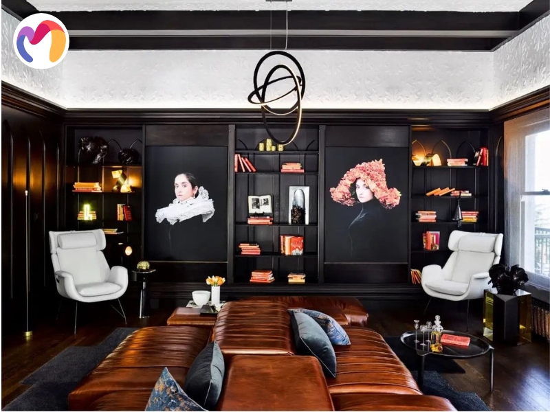 Dark tones step forward in 2025 as black emerges as a grounding element