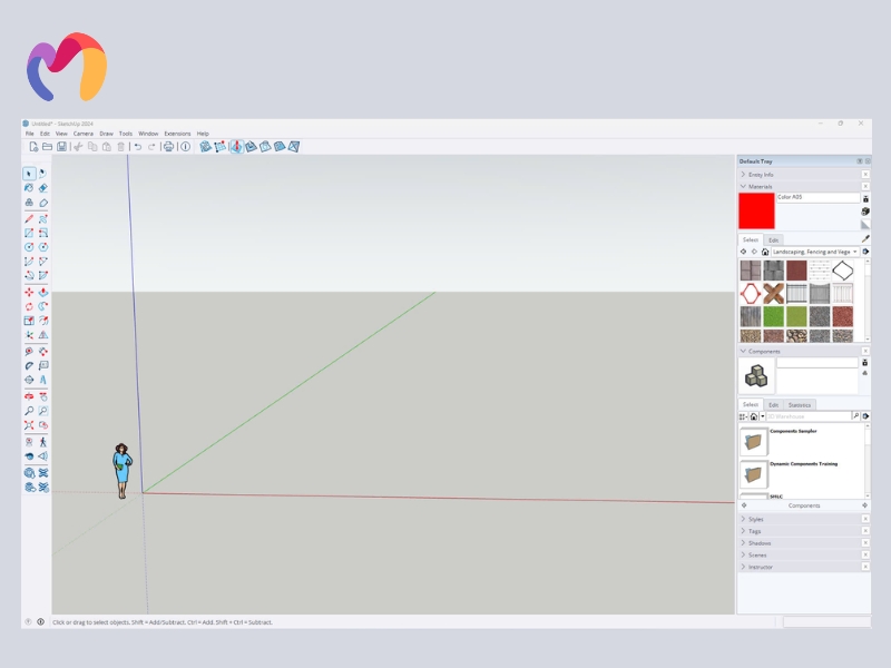 SketchUp combines ease of use with powerful features like plugins, 3D Warehouse and geographic accuracy