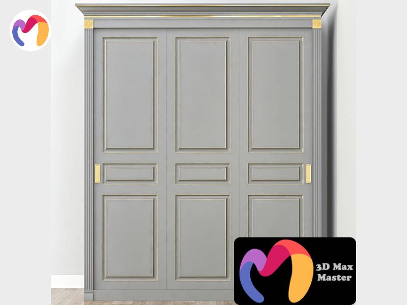 More traditional in style, these cabinets use hinged doors