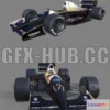 1181902 - PBR Game 3D Model - 1991 Guinness F1 Car