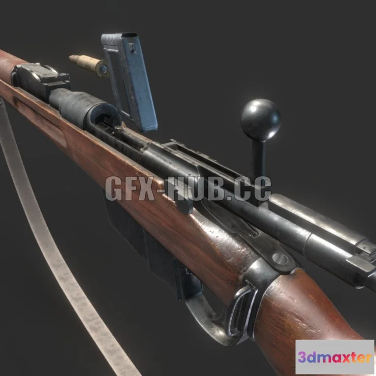 1181912 - PBR Game 3D Model - 35M Manlicher