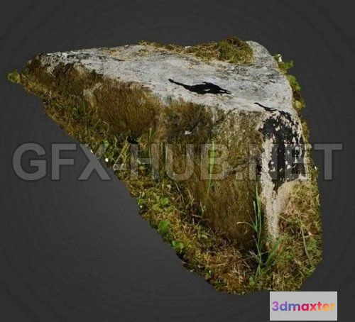 1181928 - PBR Game 3D Model - 3D Mountain Rock HD Scan