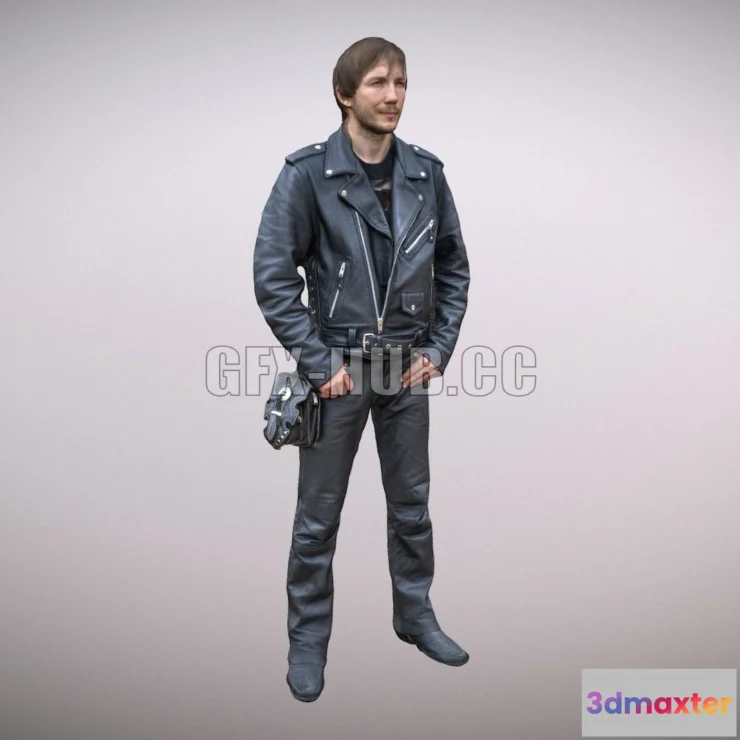 1181950 - PBR Game 3D Model - 3d scanned man