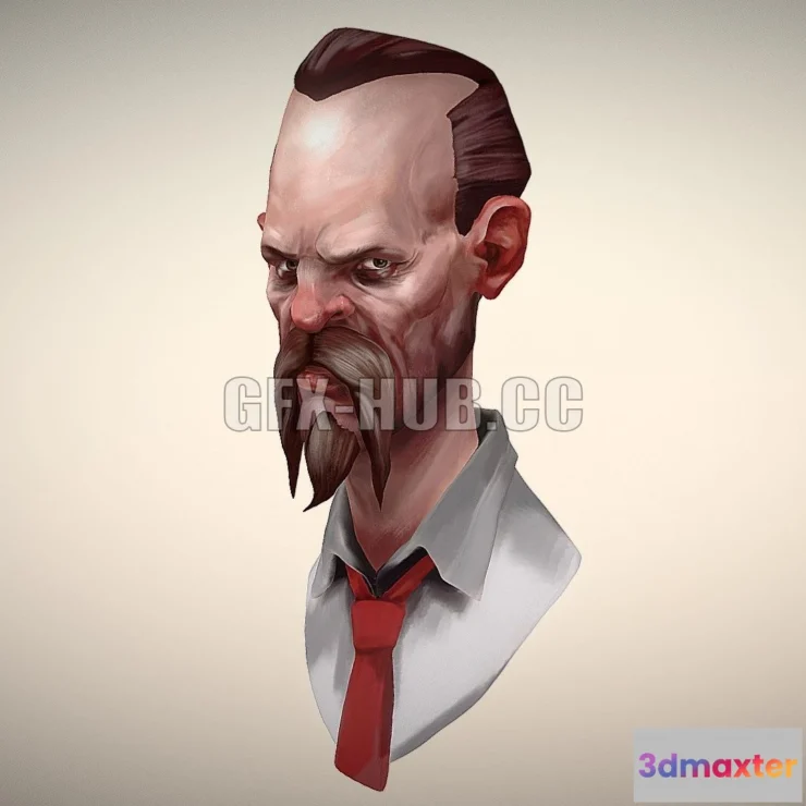 1181990 - PBR Game 3D Model - A dude sculpt