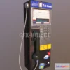 1181998 - PBR Game 3D Model - A public payphone