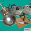 1182000 - PBR Game 3D Model - A Set of Cooking Utensils