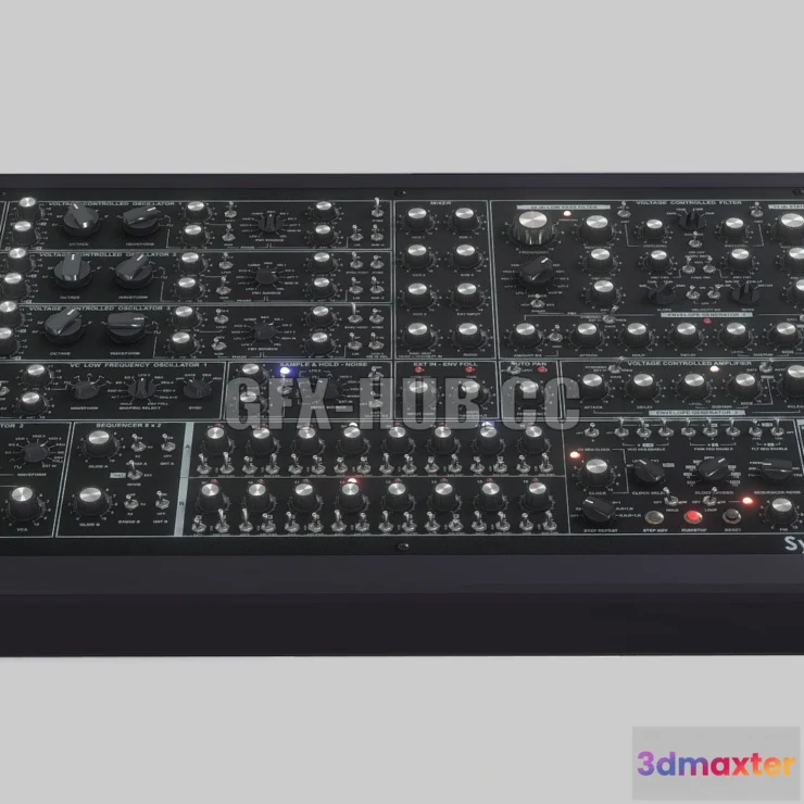 1182004 - PBR Game 3D Model - A Synthesizer