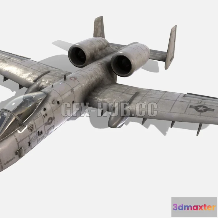1182006 - PBR Game 3D Model - A-10 Tankbuster
