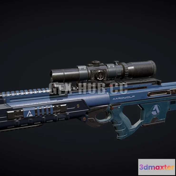 1182016 - PBR Game 3D Model - Aardwolf-01