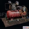 1182114 - PBR Game 3D Model - Air Compressor