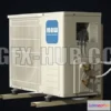 1182124 - PBR Game 3D Model - Air Conditioner