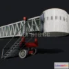 1182160 - PBR Game 3D Model - Airport Jetway