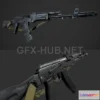 1182180 - PBR Game 3D Model - AK-74M