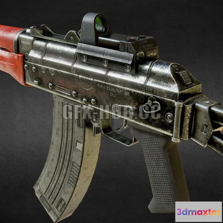 1182188 - PBR Game 3D Model - AKS 74-U