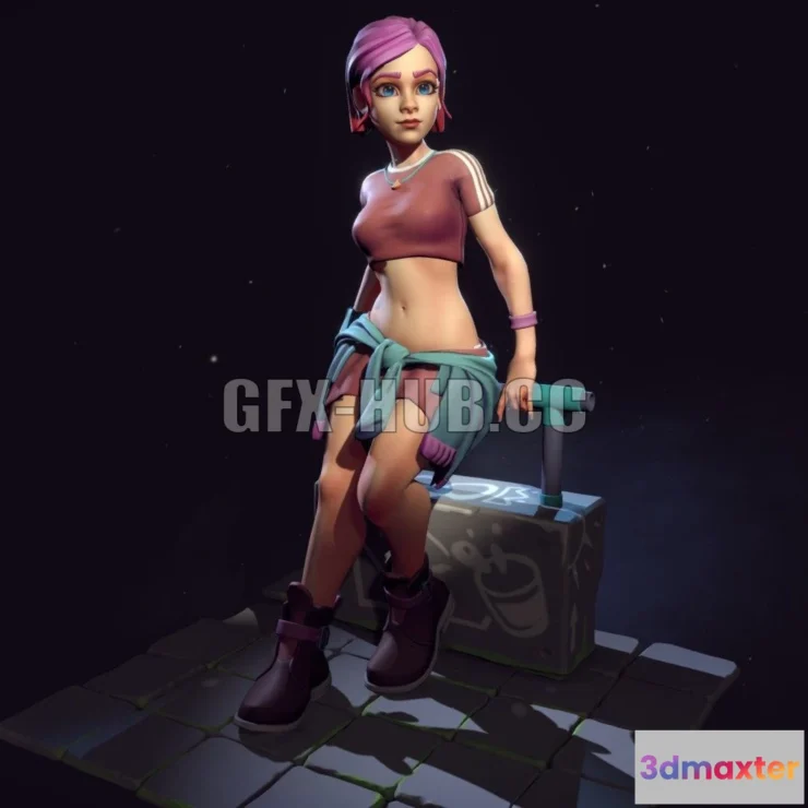 1182210 - PBR Game 3D Model - Alisia