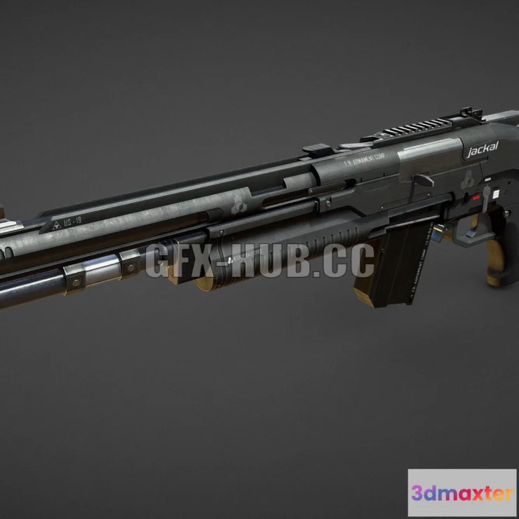 1182218 - PBR Game 3D Model - Alpha Jackal