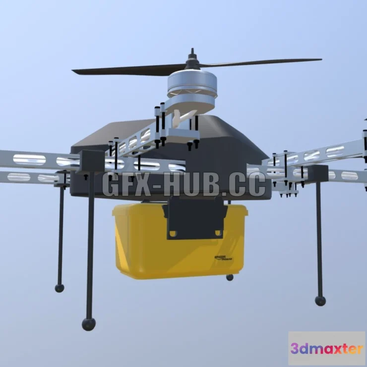 1182228 - PBR Game 3D Model - Amazon Prime Air Drone
