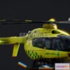 1182232 - PBR Game 3D Model - Ambulance Helicopter Airbus H135