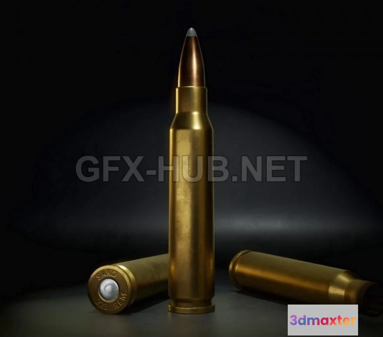 1182250 - PBR Game 3D Model - Ammo Pack 02 - Rifle