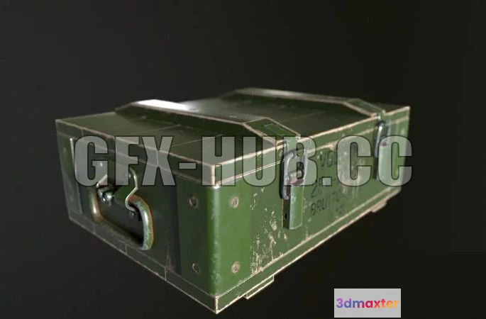 1182254 - PBR Game 3D Model - Ammunition box