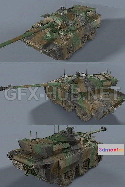 1182258 - PBR Game 3D Model - AMX 10 RCR