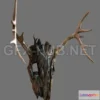 1182282 - PBR Game 3D Model - Ancients Wooden Mask