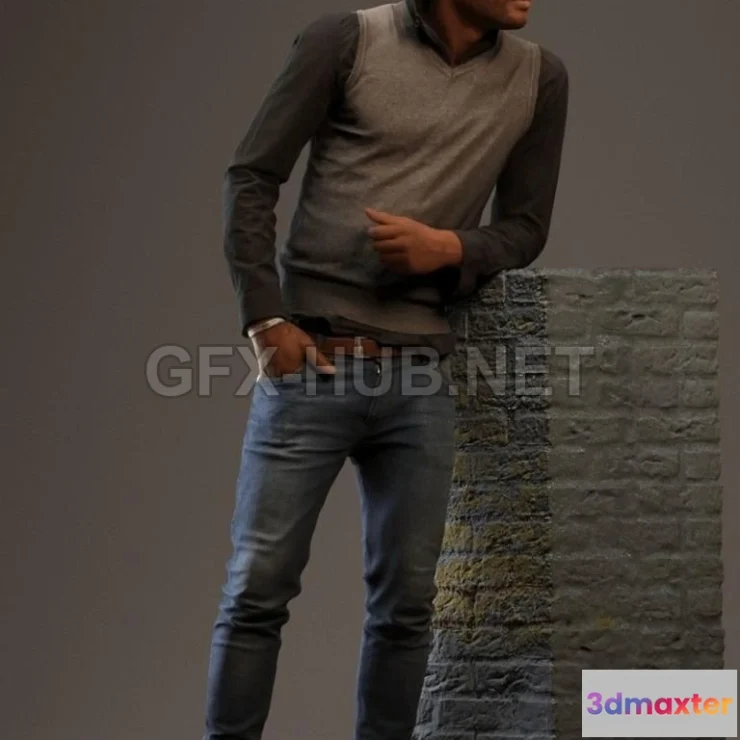 1182288 - PBR Game 3D Model - Andres 002