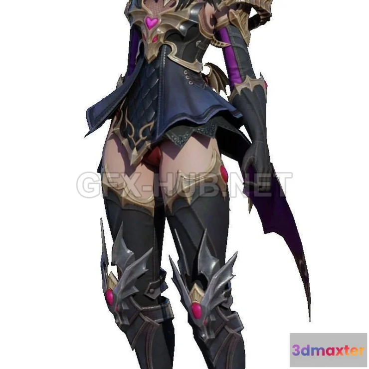 1182298 - PBR Game 3D Model - Angela