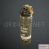 1182312 - PBR Game 3D Model - AN-M83 Smoke Grenade