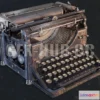 1182354 - PBR Game 3D Model - Antique Typewriter
