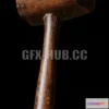 1182358 - PBR Game 3D Model - Antique Wooden Mallet