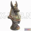 1182366 - PBR Game 3D Model - Anubis Bust